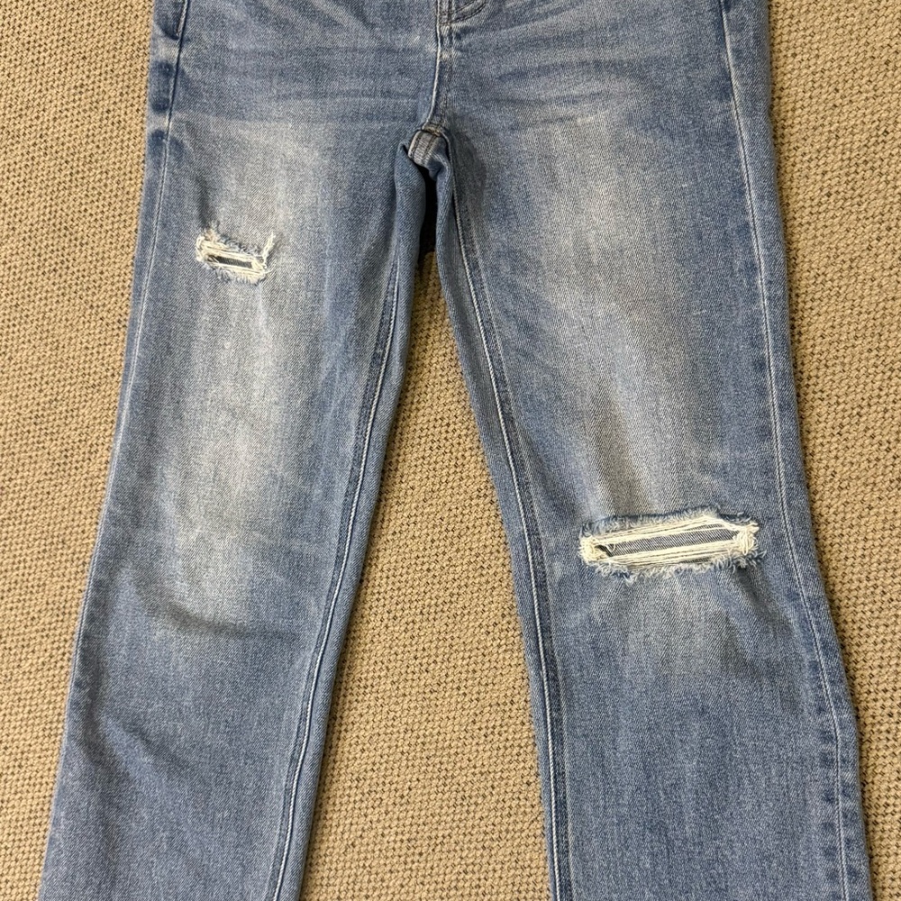 Flying Monkey Blue Distressed Skinny Jeans Girls